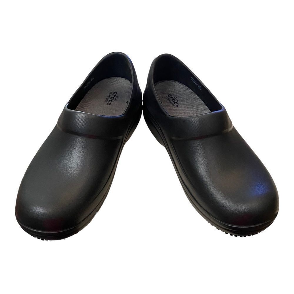 CROCS Neria Pro II Women's Black Dual Comfort Clogs NEW 9 - Picture 3 of 6